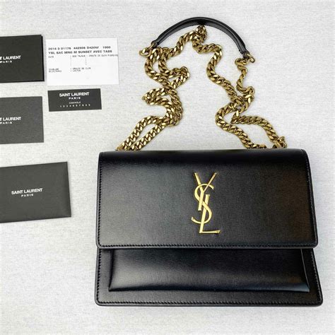 ysl bag black and gold|YSL tote bag sale.